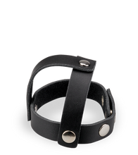 Load image into Gallery viewer, Strappy leather cock ring
