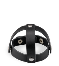Load image into Gallery viewer, Strappy leather cock ring