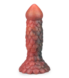Suction cup dragon dildo with scales 7.50 inches