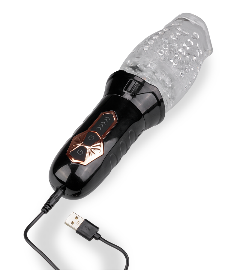 Sultan vibrating and rotating masturbator