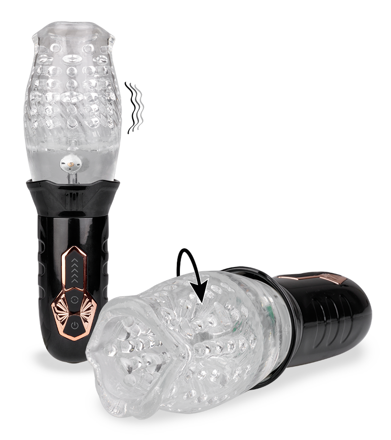 Sultan vibrating and rotating masturbator