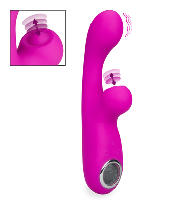 Summer Fling throbbing rabbit vibrator with screen