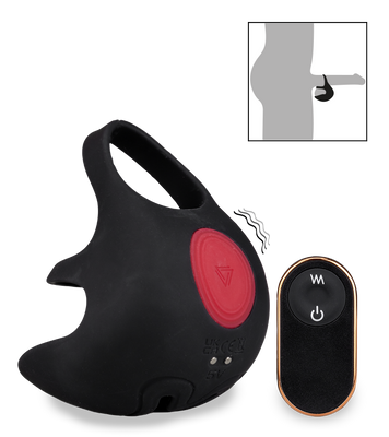 Sunday ball-massaging vibrating cock ring