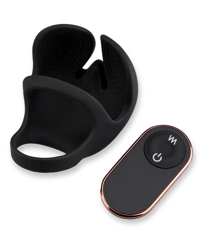 Sunday ball-massaging vibrating cock ring