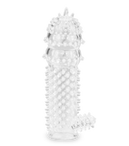 Super-stimulating textured penis sleeve