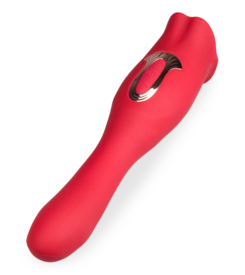 Sweet Kiss 2-in-1 mouth and vibrating tongue vibrator