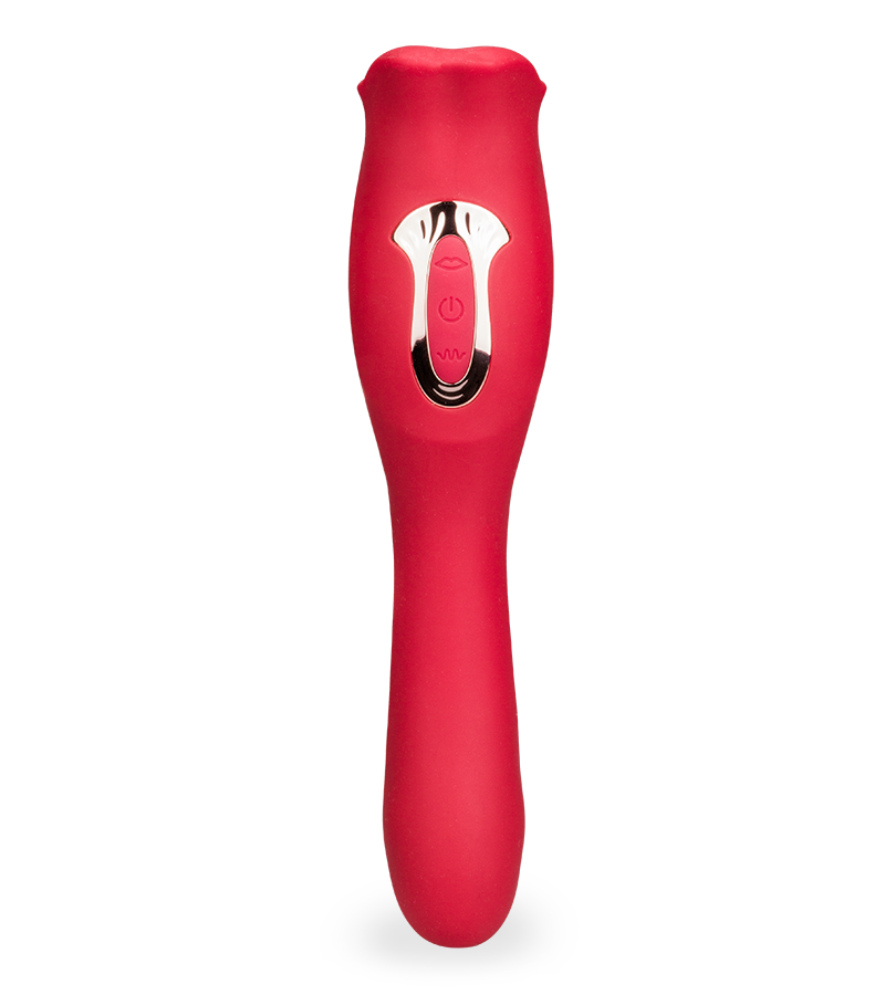 Sweet Kiss 2-in-1 mouth and vibrating tongue vibrator
