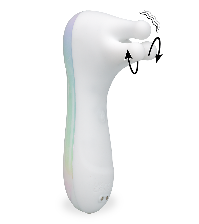 Sweety vibrating and massaging clit stimulator