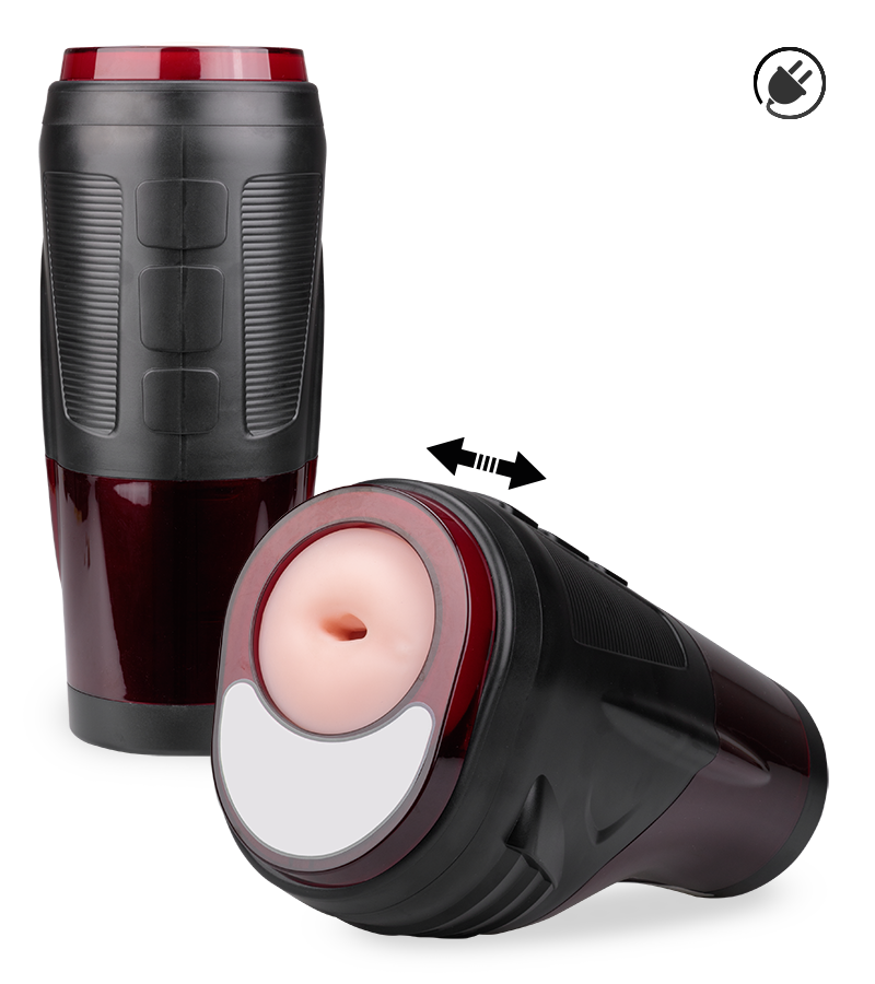 T-Rex large ultra-powerful telescopic masturbator