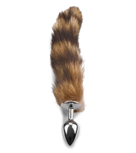 Load image into Gallery viewer, Tabby cat tail butt plug