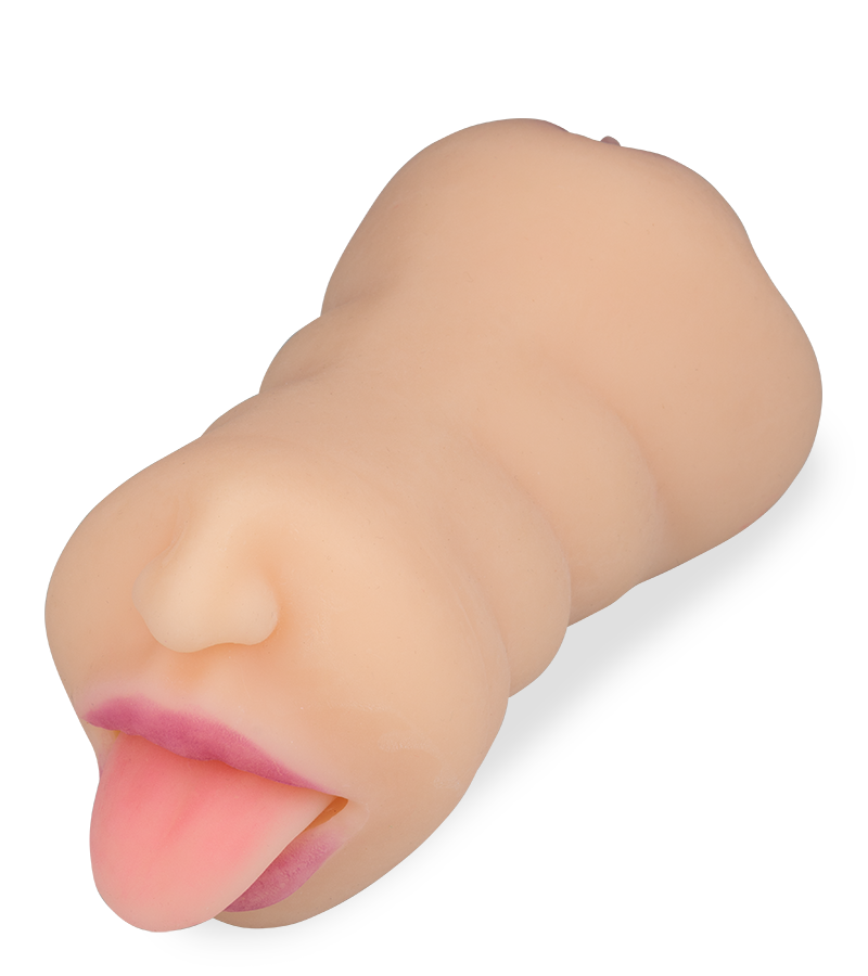 Talia pocket pussy mouth with big tongue and vagina