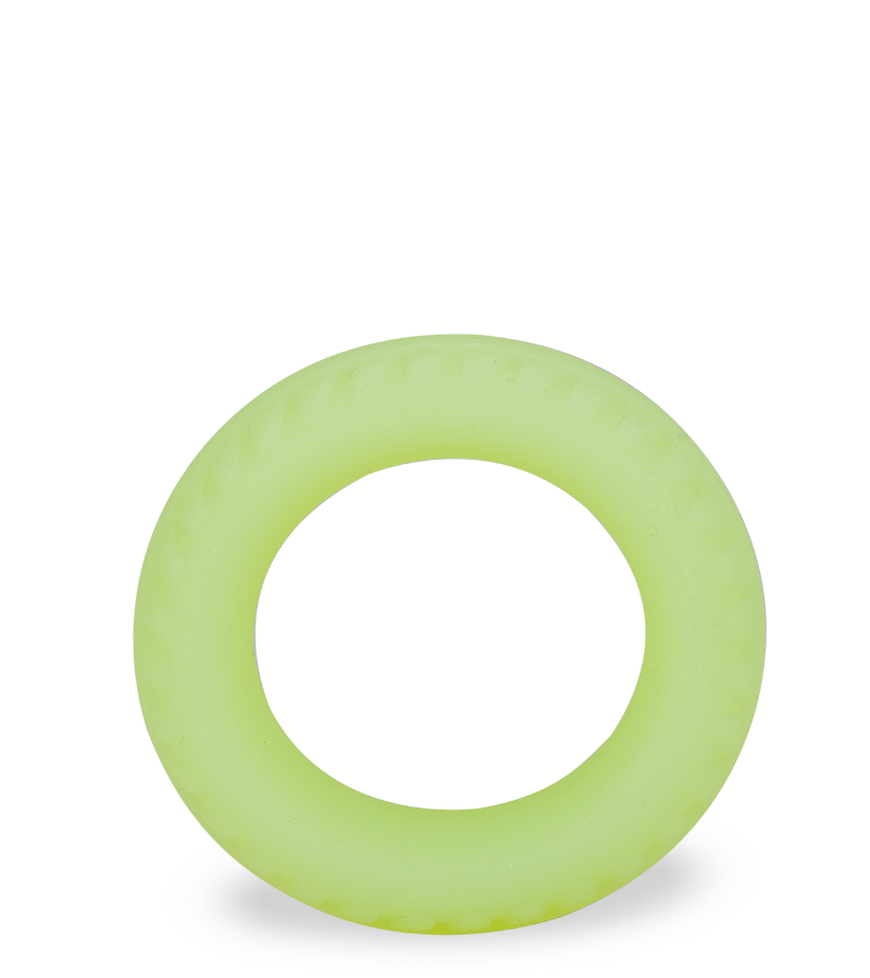 Tavala medical-grade silicone glow-in-the-dark cock ring