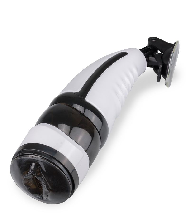 Telescopic pump action thrusting masturbator