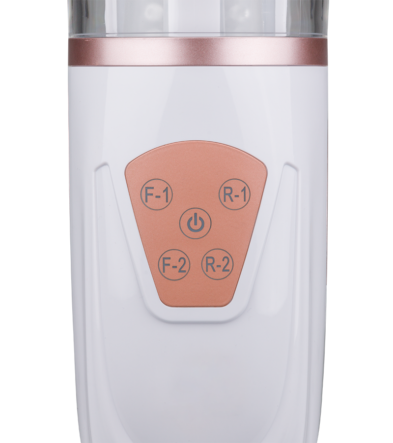 Telescopic thrusting airbag masturbator