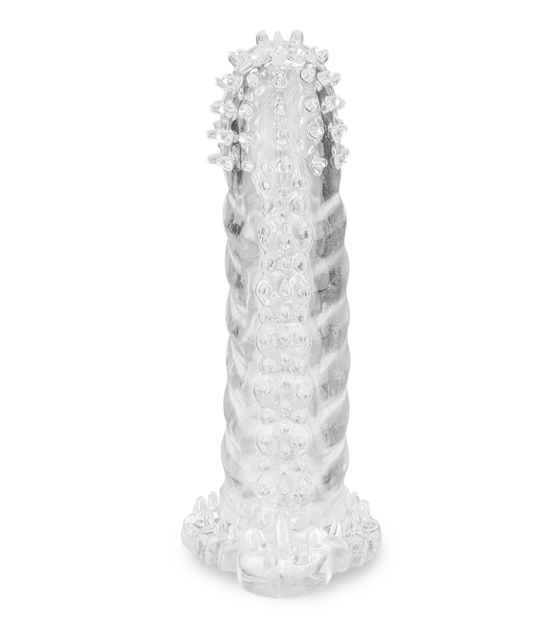 Textured cock sleeve