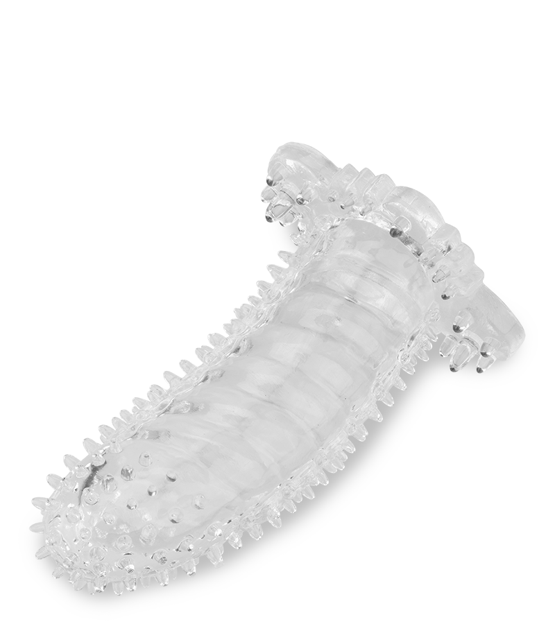 Textured cock sleeve