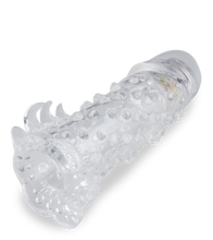 Load image into Gallery viewer, Textured vibrating penis sleeve