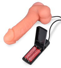 Load image into Gallery viewer, Thick girth rotating and vibrating suction-cup dildo