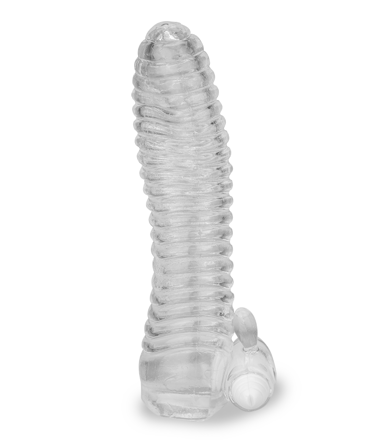 Thick ribbed penis sleeve