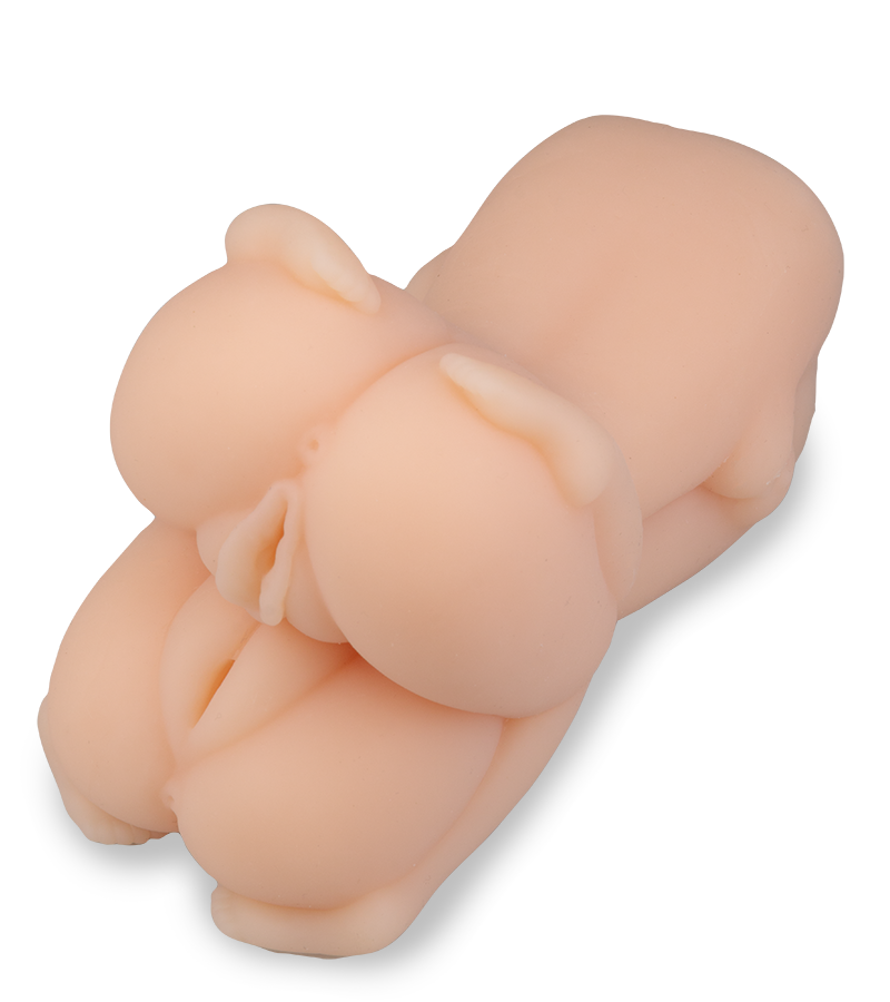 Thrilling Threesome double pocket vagina