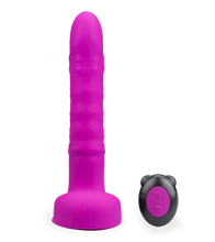 Load image into Gallery viewer, Thrusting suction-cup rabbit-style vibrator
