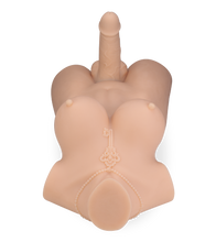 Load image into Gallery viewer, Tianna trans sex torso with penis and anus 17 lb