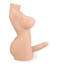 Load image into Gallery viewer, Tianna trans sex torso with penis and anus 17 lb