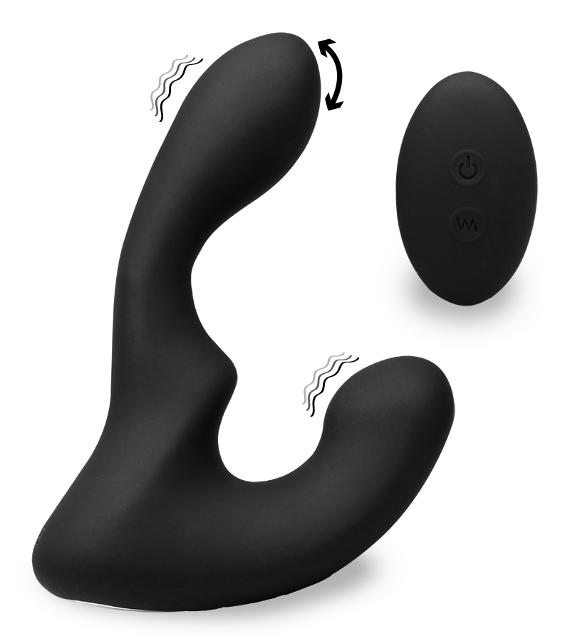 Tickler remote control prostate massager