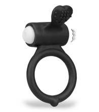 Load image into Gallery viewer, Tickling and vibrating silicone cock ring