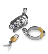 Load image into Gallery viewer, Tiger Chinese zodiac penis chastity cage
