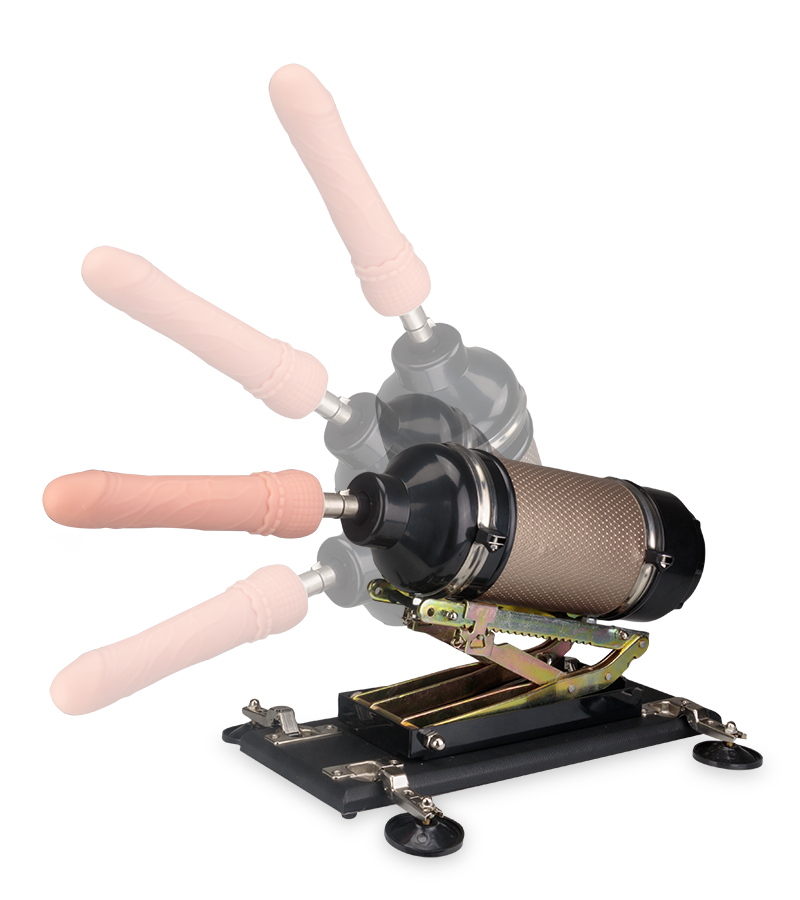 Tim sex machine with dildo