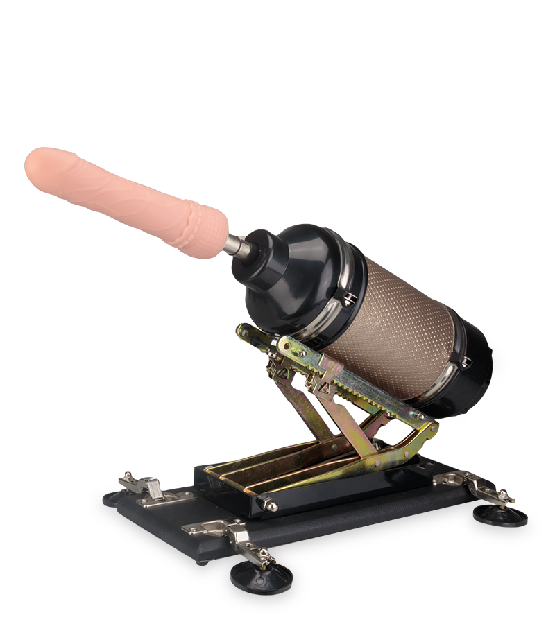 Tim sex machine with dildo