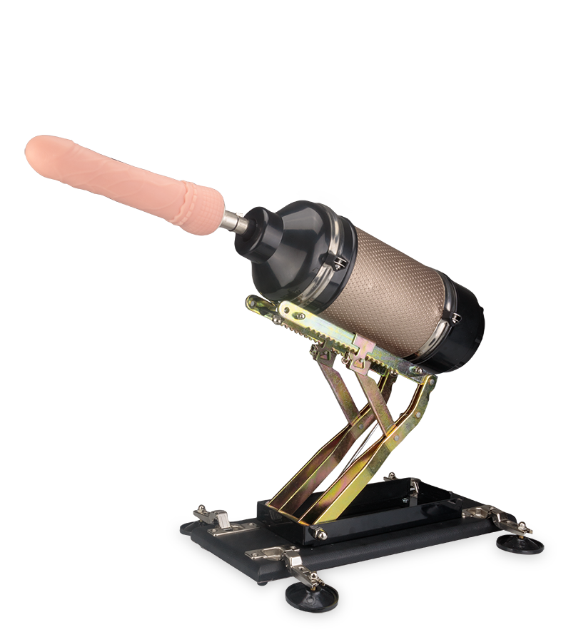 Tim sex machine with dildo