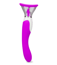 Load image into Gallery viewer, Torch pussy pump with tongue and vibrator