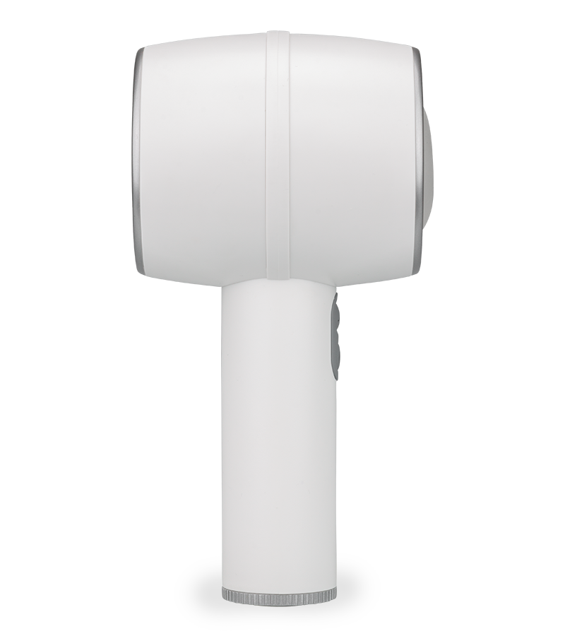 Tornado thrusting masturbator with comfort-grip handle