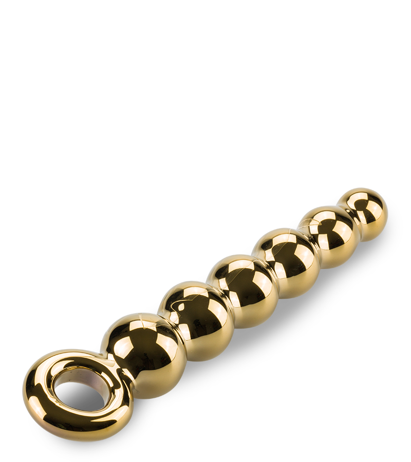 Treasure glass anal beads