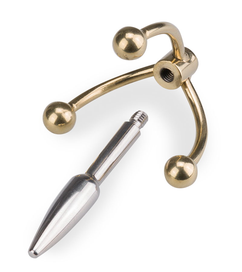 Triple Hook penis plug