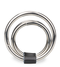 Load image into Gallery viewer, Triple loop metal cock ring