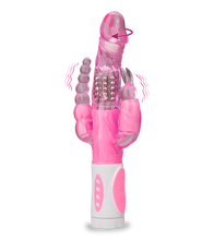Load image into Gallery viewer, Triple penetration rotating rabbit vibrator