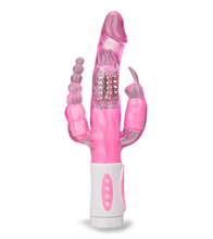 Load image into Gallery viewer, Triple penetration rotating rabbit vibrator