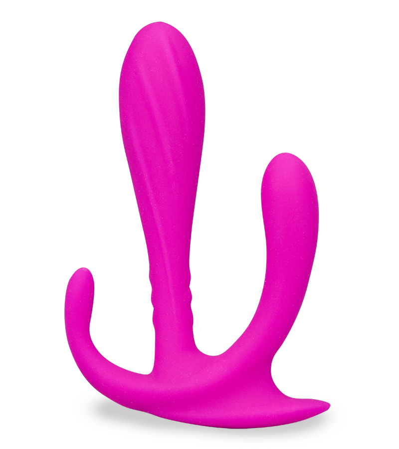 Triple stimulation butt plug