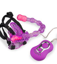 Load image into Gallery viewer, Triple stimulation wearable butterfly vibrator