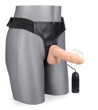 Load image into Gallery viewer, Tucker vibrating strap-on dildo 6.75 inches