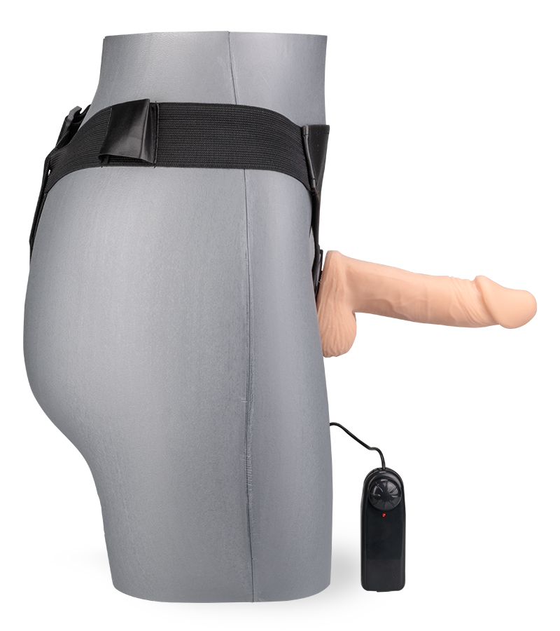 Tucker vibrating strap-on dildo 6.75 inches