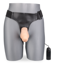 Load image into Gallery viewer, Tucker vibrating strap-on dildo 6.75 inches