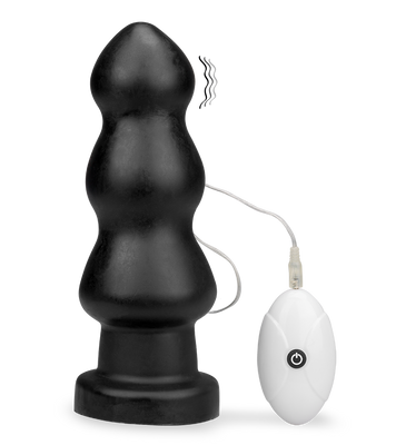 Tumultuous vibrating suction cup butt plug