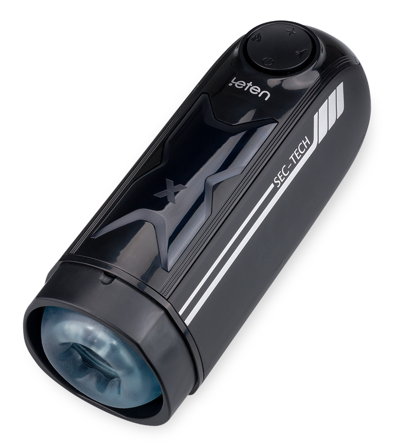 Turbo Pleasure thrusting heated masturbator with audio feature