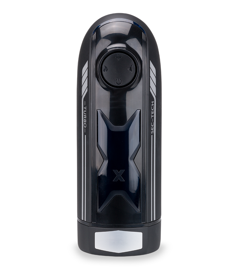 Turbo Pleasure thrusting heated masturbator with audio feature