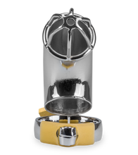 Load image into Gallery viewer, Turtleneck chastity cage for men