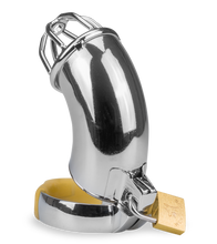 Load image into Gallery viewer, Turtleneck chastity cage for men